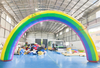 2024 Hot sale inflatable rainbow arch, rainbow balloon arch for events