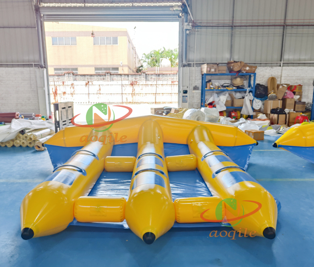 Dragable Inflatable Flying Fish Banana Boat Inflatable Water Game Toy Flying Fish