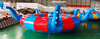 High quality PVC Tarpaulin water sports towable Colorful Inflatable octopus Disco Boat