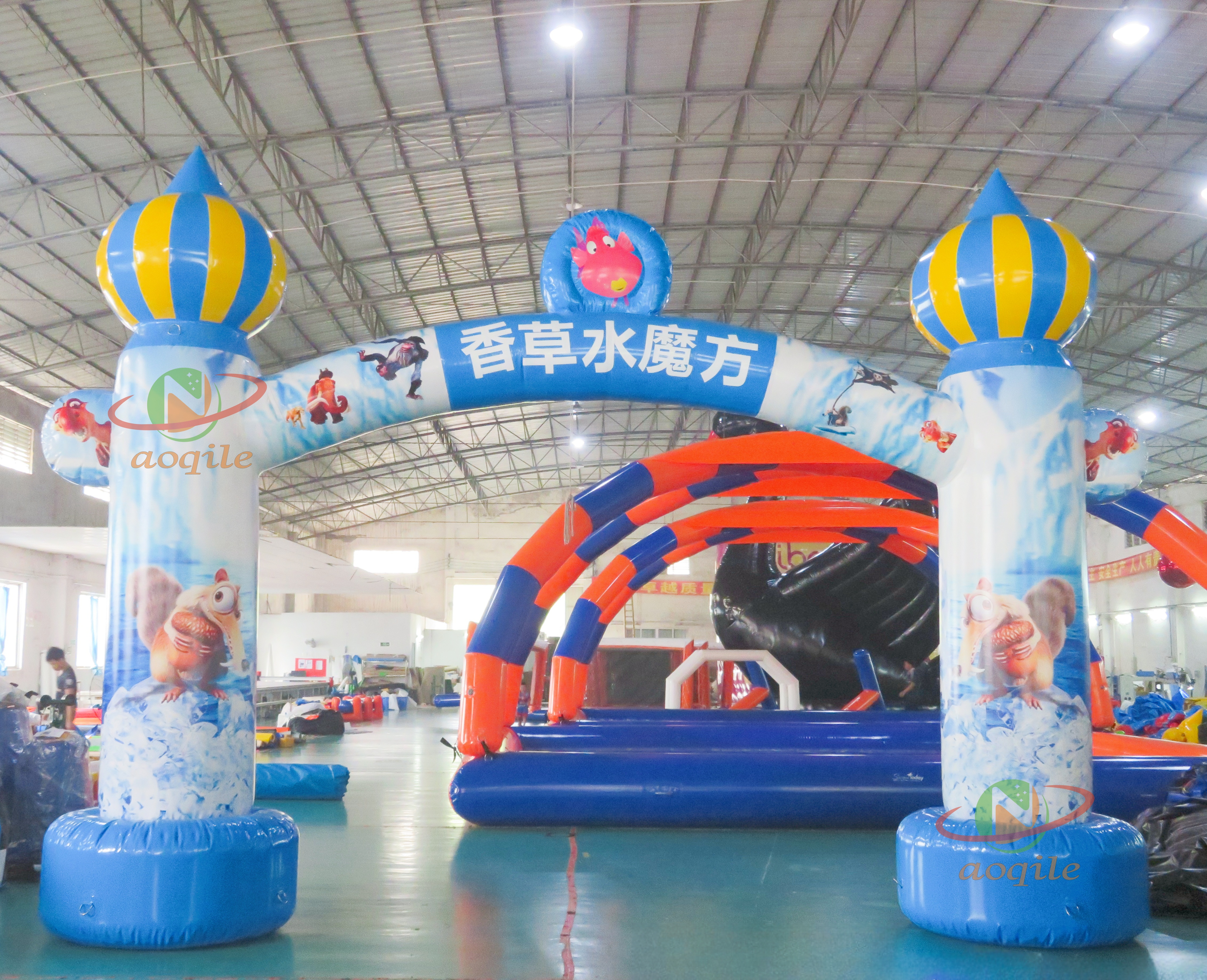 Aoqile inflatable sport arch, custom inflatable arch