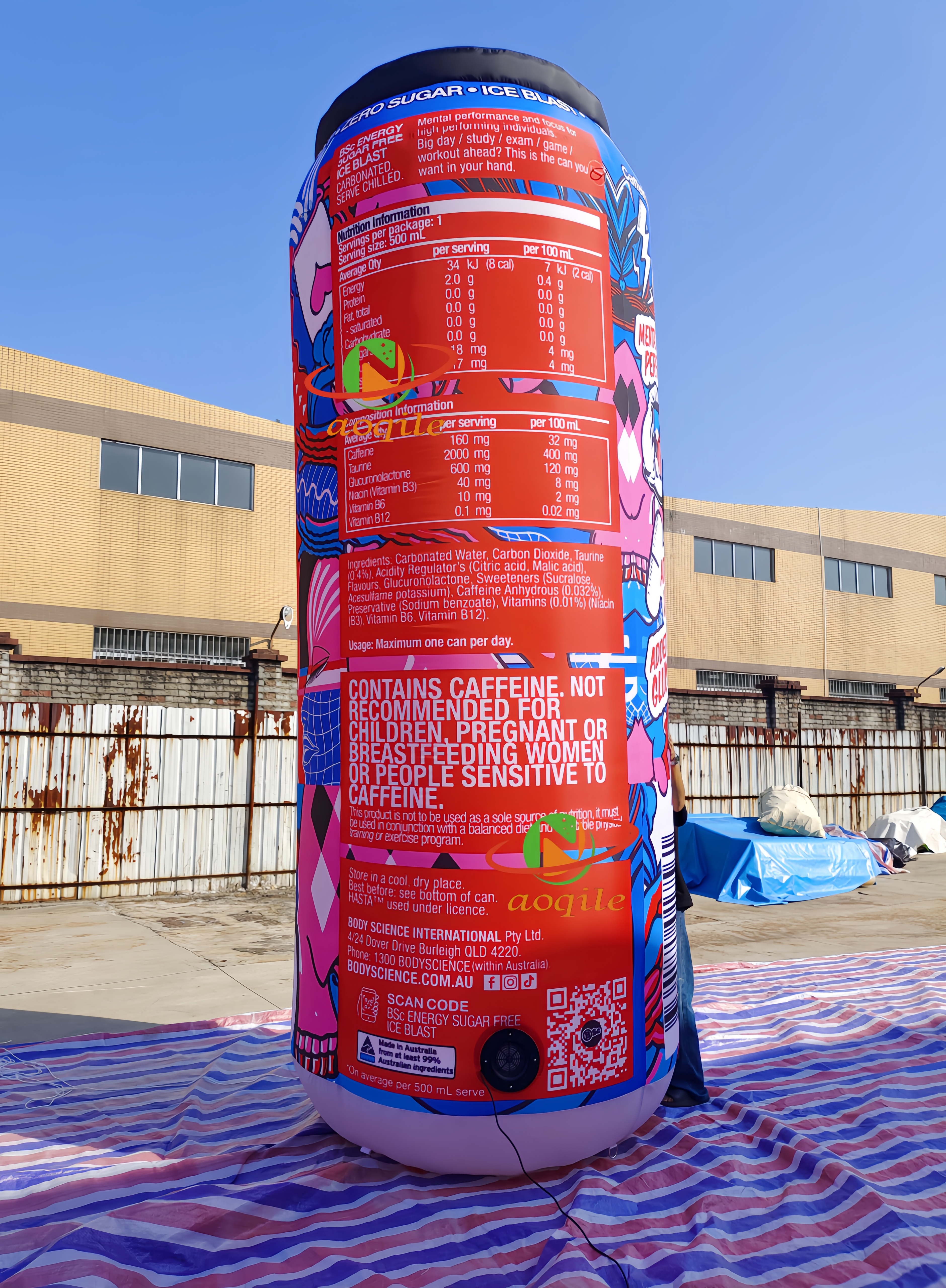 Aoqile2025 Best-selling Amusement Park Party Event Customized Decoration Inflatable Medium Jar for Events