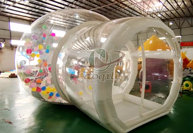 Aoqile 2025 Hot-Selling High-Quality Customizable Inflatable Transparent Bubble House for Outdoor Camping Events