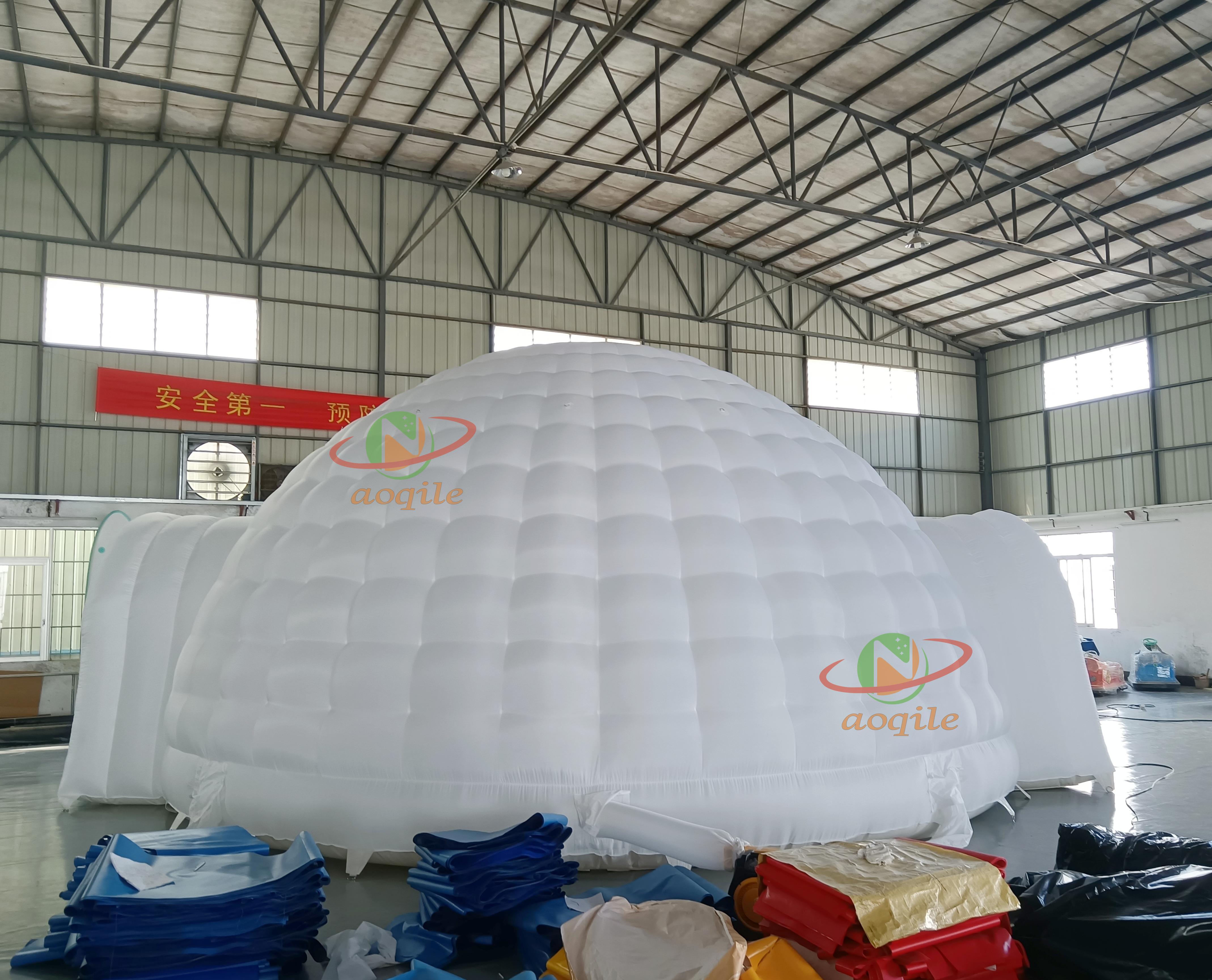 Aoqile High-quality Outdoor Mountaineering, Camping, Play And Entertainment Inflatable Dome Tent for Events