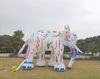 Customized Decoration Giant Inflatable Elephant ,Advertising Inflatable Cartoon Elephant