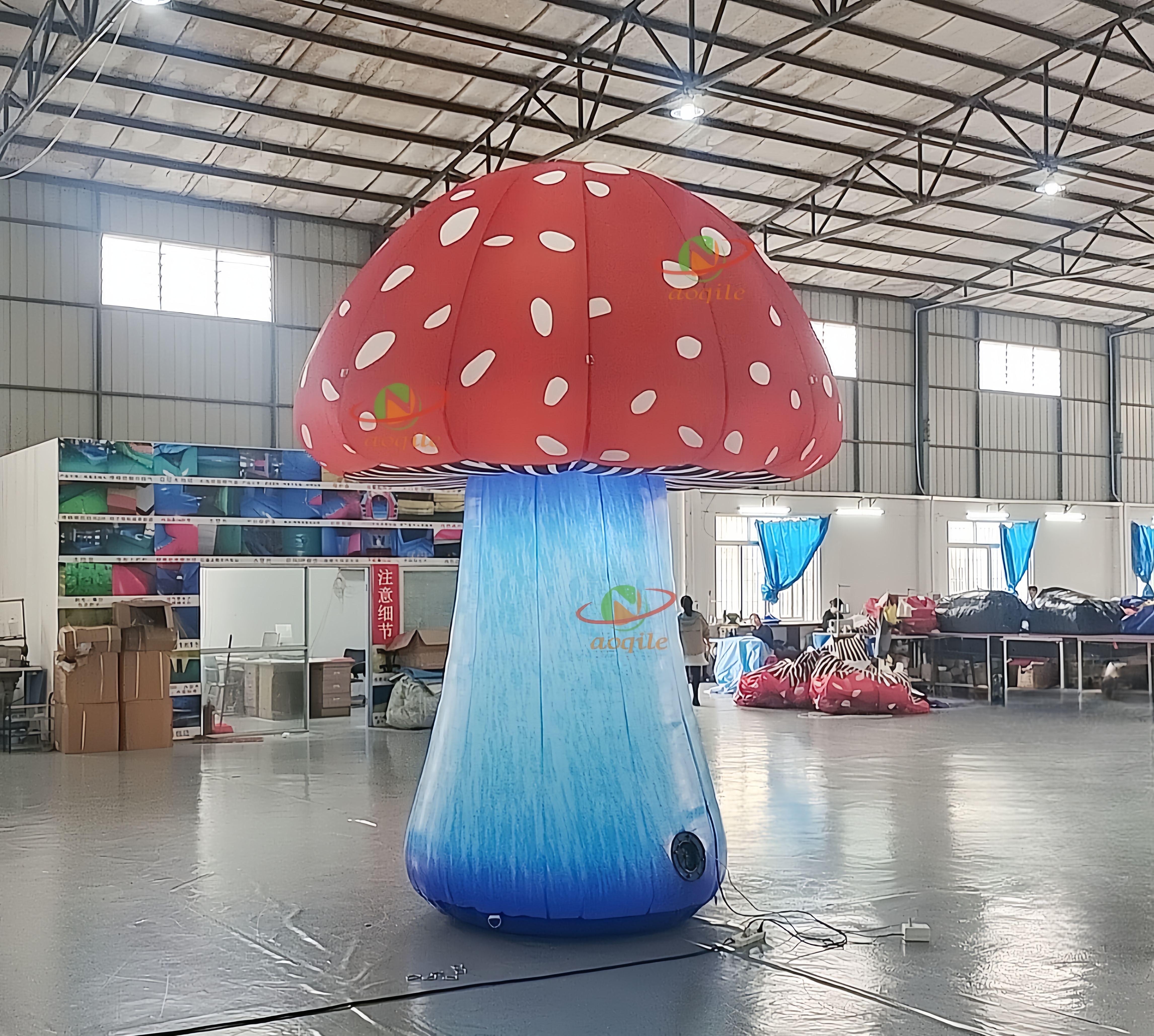 Inflatable mushroom decoration for Wedding Party, giant inflatable mushroom