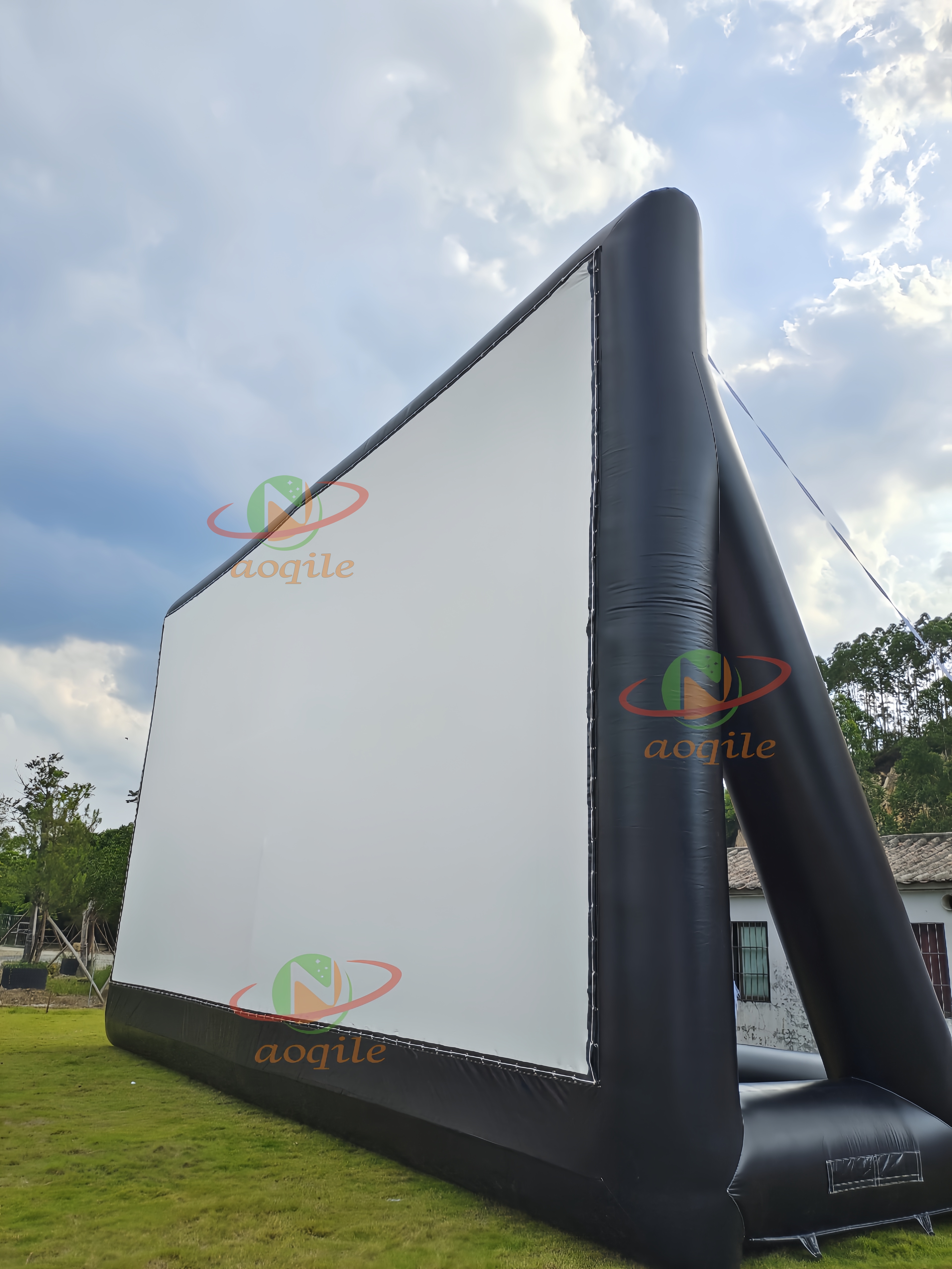 Large Inflatable air screen outdoor cinema equipment inflatable outdoor movie screen movie projector screen