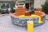 Aoqile Commercial Inflatable Bull Riding Machine Adjustable Speed for Adult Teenager Outdoor Fun Activities for Events