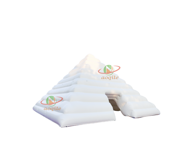 Aoqile Commercial Inflatable Triangular Tower Sturdy PVC for Festival Parade Amusement Park Decorations for Events