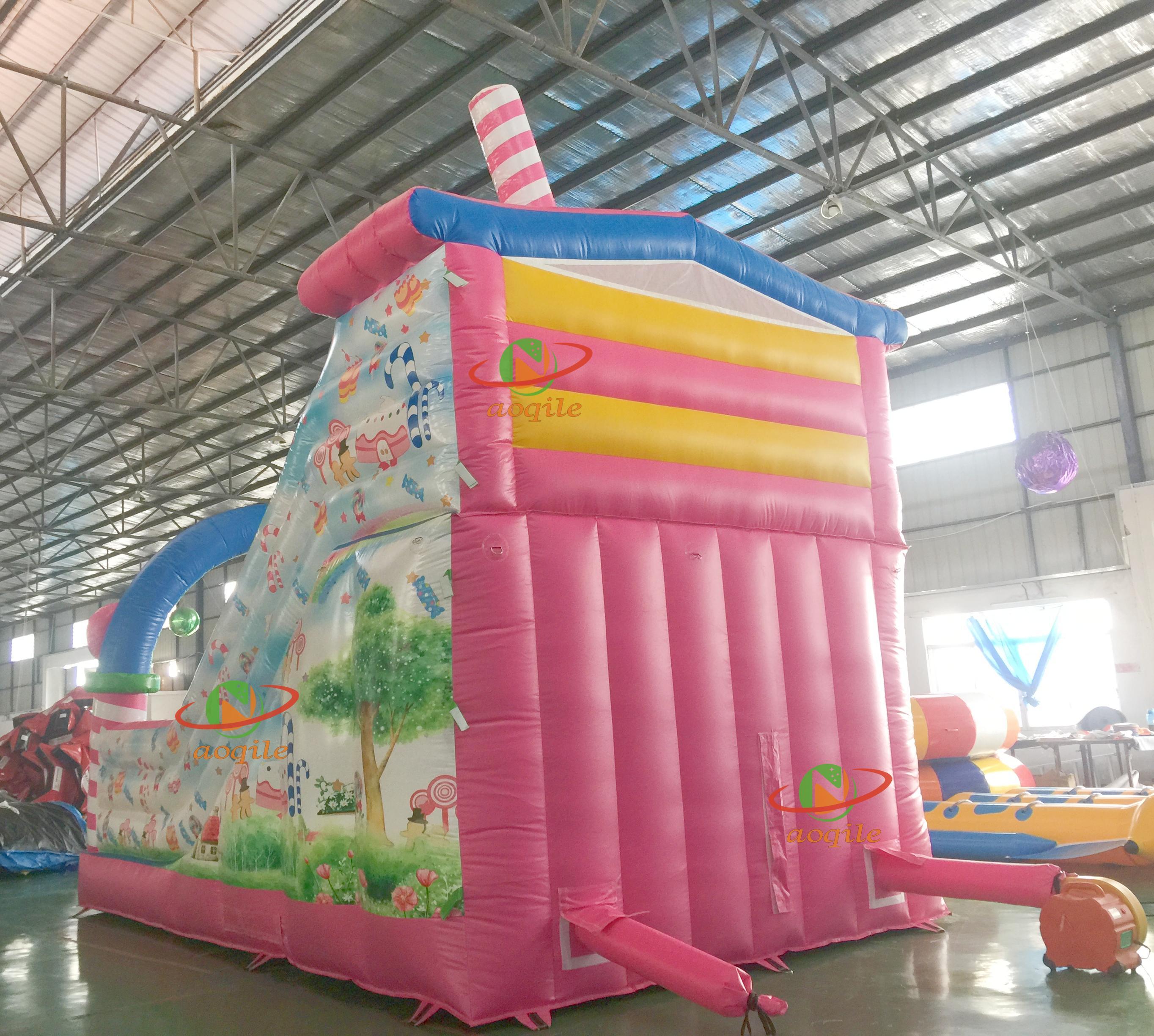 High-quality Indoor And Outdoor Customized Large Candy-patterned Water Slides