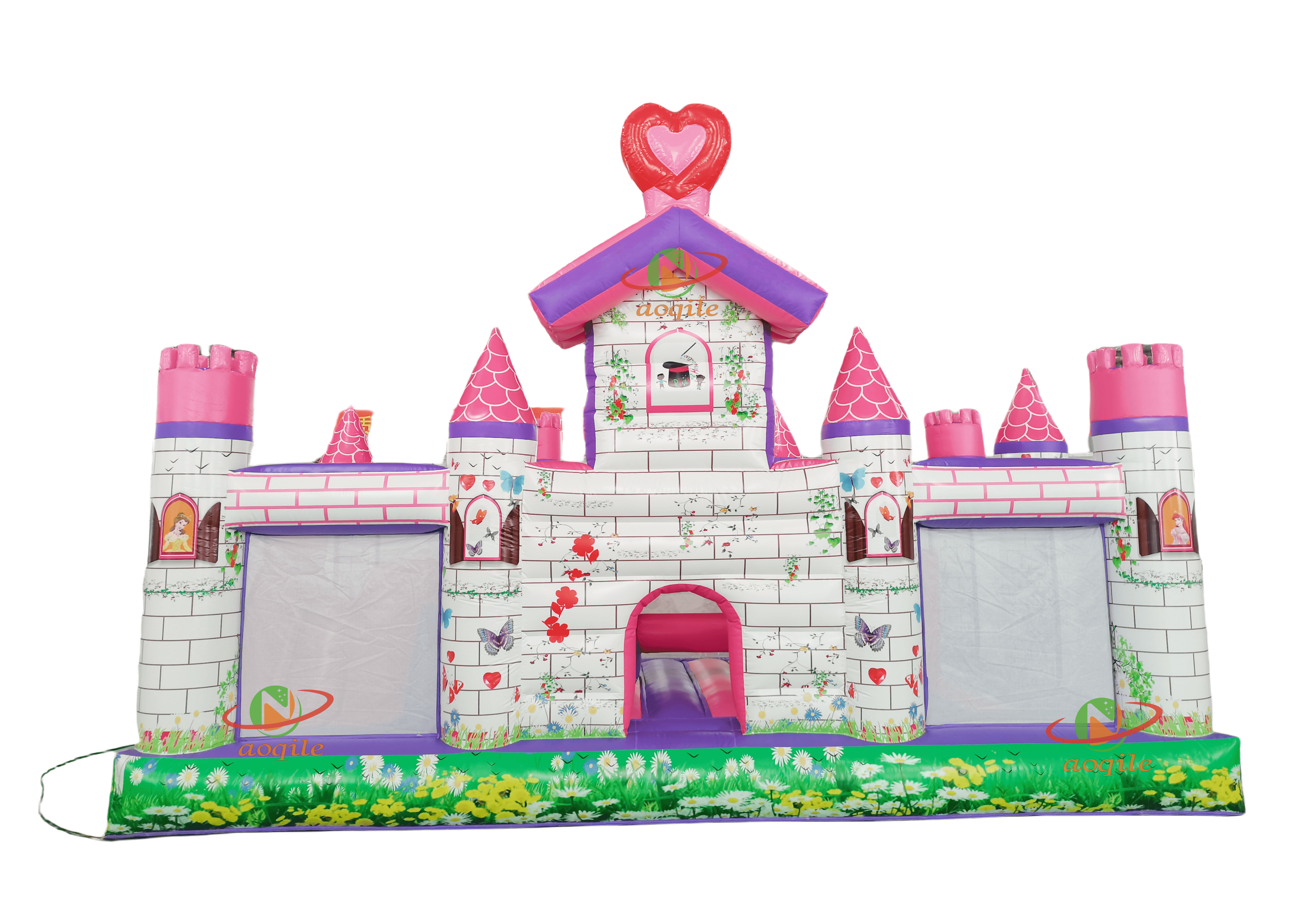 High-quality Indoor And Outdoor Custom-made Large Inflatable Princess Castle Theme Water Park