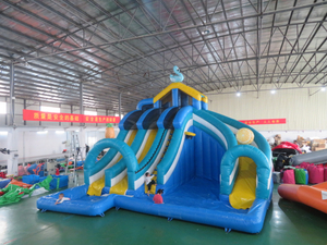 High-quality Indoor And Outdoor Large Inflatable Water Slides Water Park Water Slides