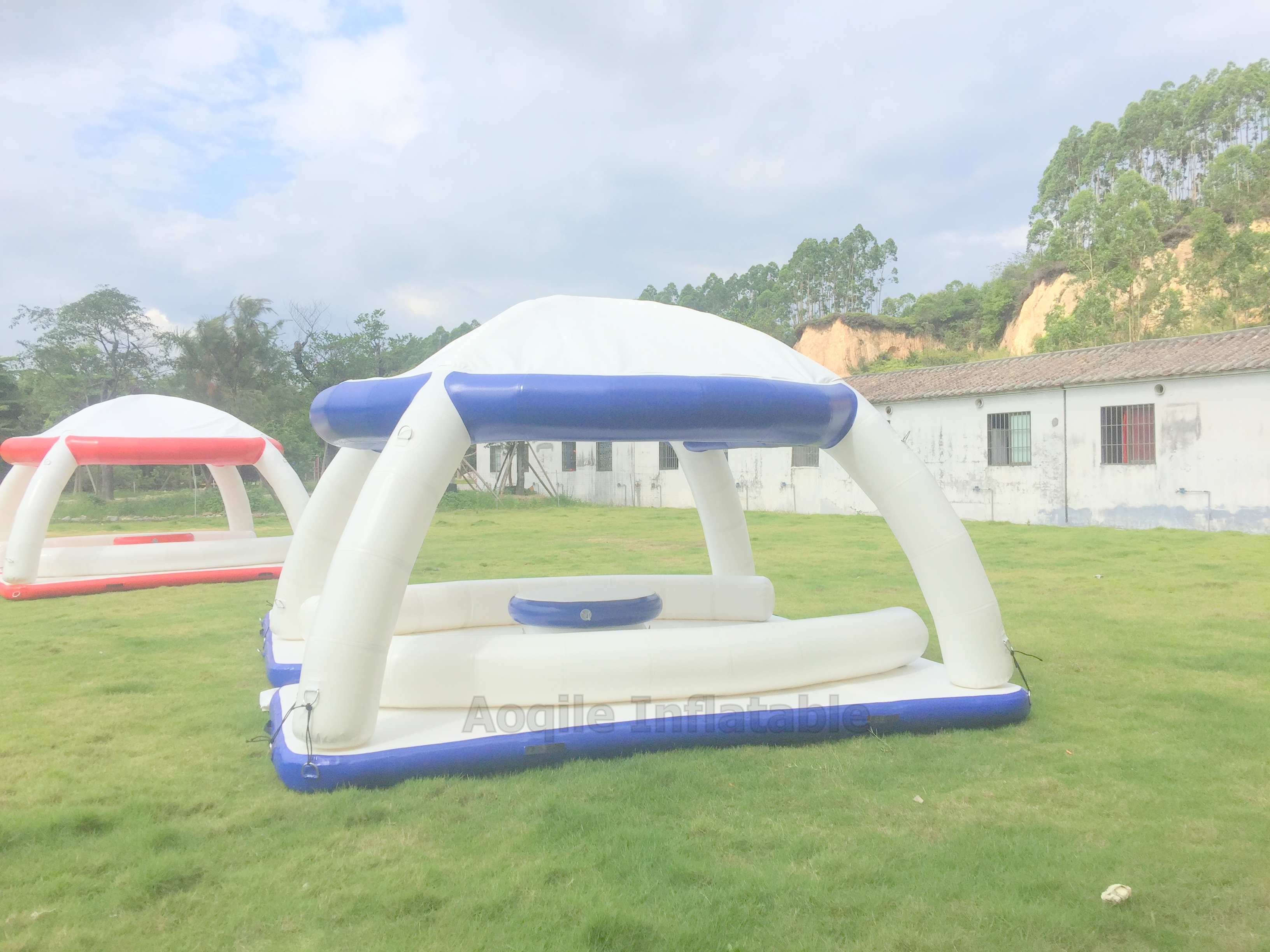 Wholesale Manufacturer Inflatable Water Island Inflatable Floating Dock Platform Lounge