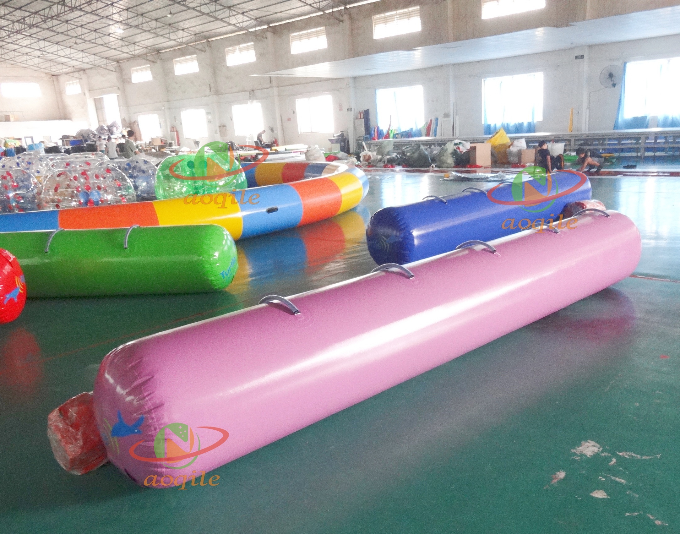 4m long customized inflatable long water tubes life bouys for sale, customized inflatable tubes