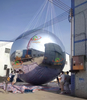Inflatable Disco Balloon Party Wedding Gold And Silver Hanging Balloon Inflatable Mirror Ball