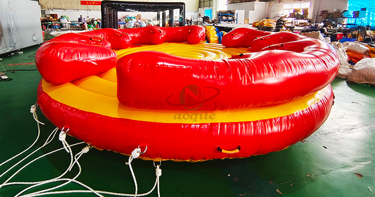 Airtight Safety Floating Inflatable Sea Towable Stimulate Water Game 8 people Water Ski Towable Sofa Boat