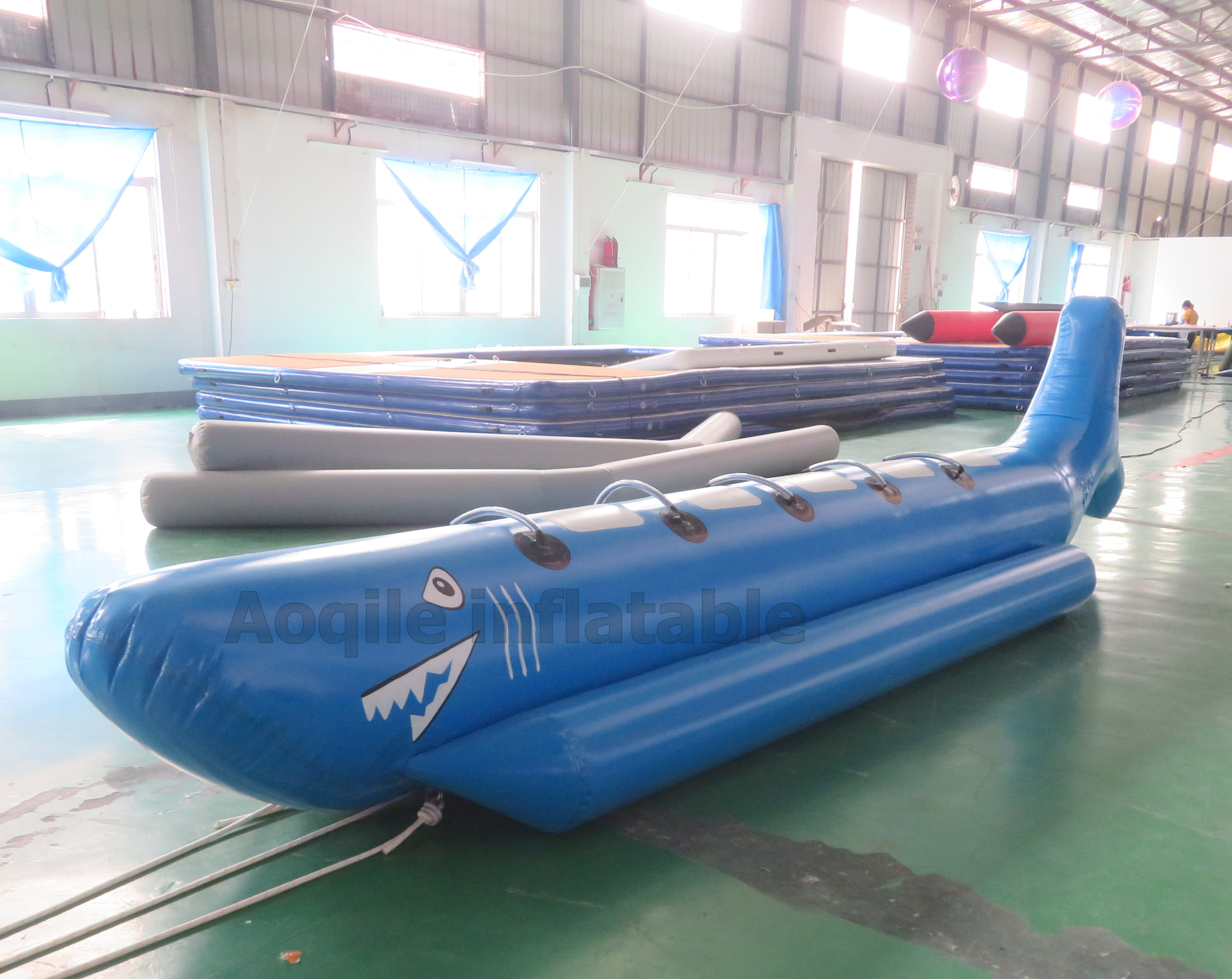 Customized Inflatable Banana Boat Towable Water Ski Tube For Outdoor Water entertainment