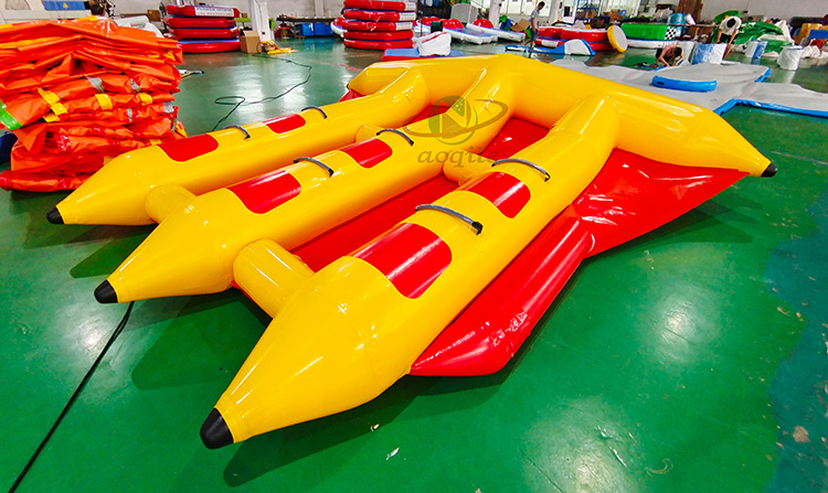 Wholesale Inflatable Water Sports Banana Boat inflatable flying fish tube towable