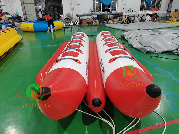 Jetski double rows Boat Inflatable Water Towable Banana Boat Sled For 10 Person