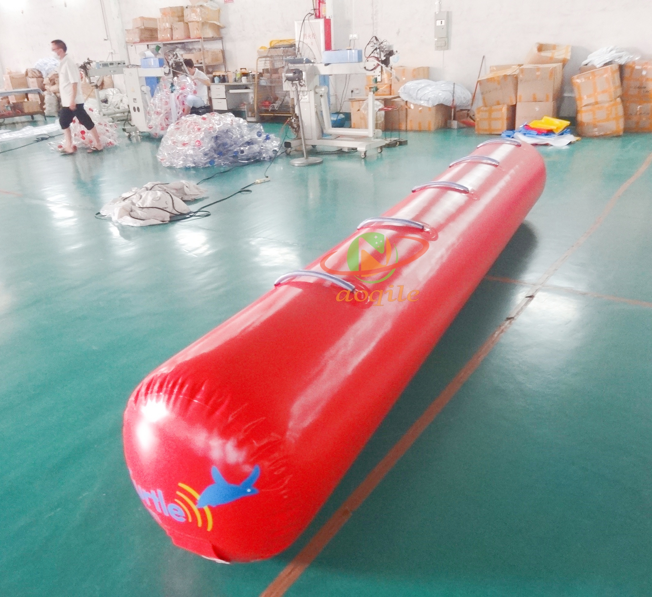 Inflatable Swimming Marker Buoy Water Competition Cylinder Marker Inflatable Buoy Floating Advertising