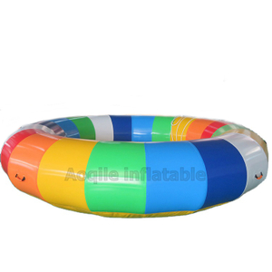 Factory direct sales Rotating Towable Tube Gyro multicolour Inflatable Disco Boat