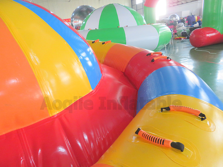 High Quality Towable Ufo Floating Island Comfortable Inflatable Spinning Disco Boat