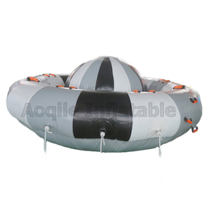 High Quality Commercial Inflatable Spinning fly Ufo Towable Water Entertainment Toy Inflatable Disco Boat