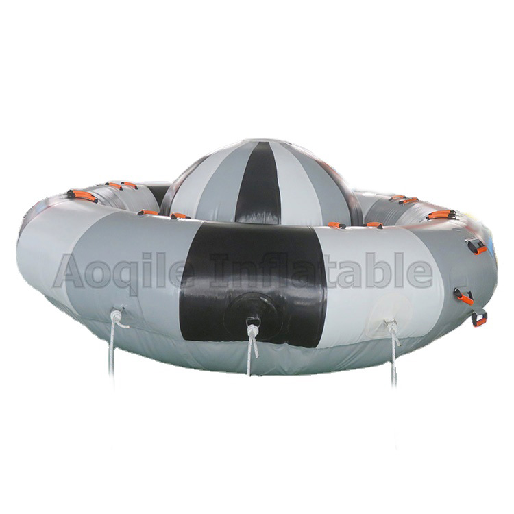 High Quality Commercial Inflatable Spinning fly Ufo Towable Water Entertainment Toy Inflatable Disco Boat