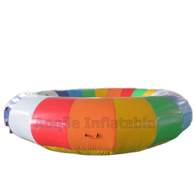 Inflatable flying spinning towable inflatable rotating water toys bandwag disco boat