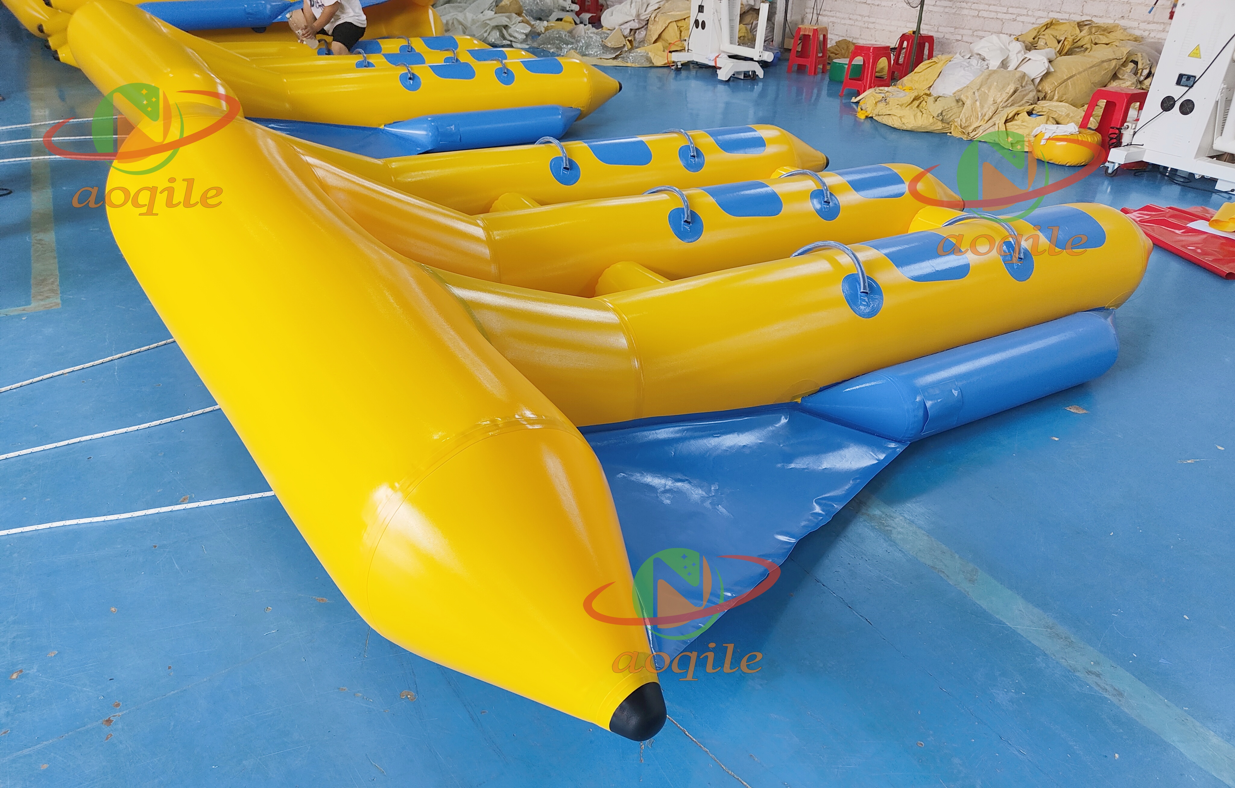 Factory price airtight 6 persons inflatable flying manta ray fish/Inflatable flyfish tube/inflatable flying towable for sales