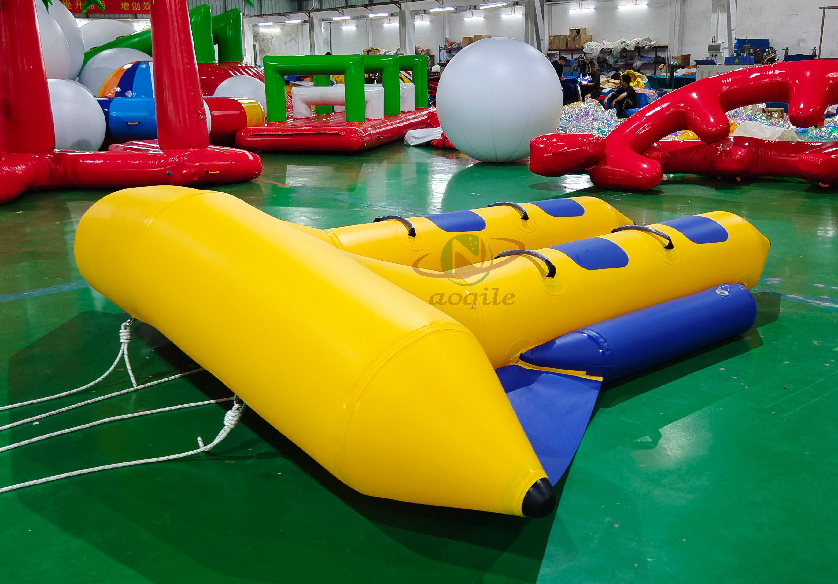 Factory Direct Sale Inflatable Flying Fish Extreme Thrill Sports Rubber Floating Towable inflatable fly fish