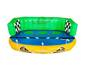 Commercial Grade Water Floating Inflatable Towable Ski Sofa Crazy Water Sports Towable Inflatable Sofa