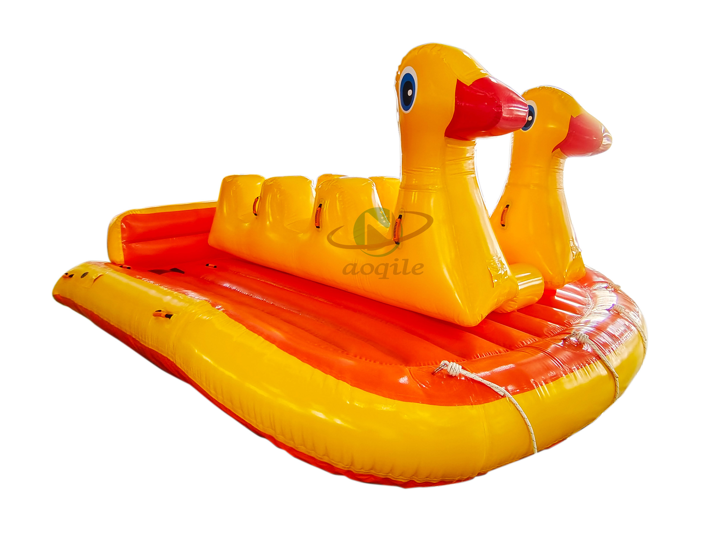 Popular PVC Inflatable water Duck floats Towable Tube Ski Boat Towable Tubes inflatable sofa Jet Ski Boats