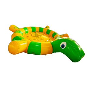 New design ski tube towable inflatable water sport Commercial Towables Turtle inflatable disco boat