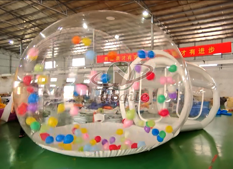 Aoqile 2025 Hot-Selling High-Quality Customizable Inflatable Transparent Bubble House for Outdoor Camping Events