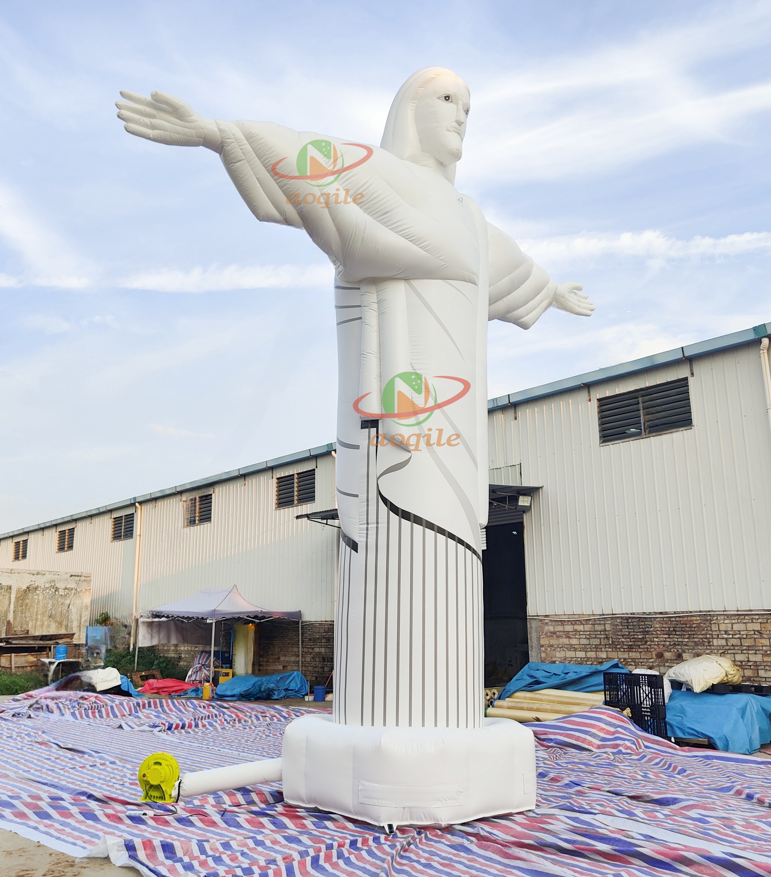 Aoqile Custom Inflatable God Sculpture UV Stabilized for Theme Park Religious Activity Decor for Events