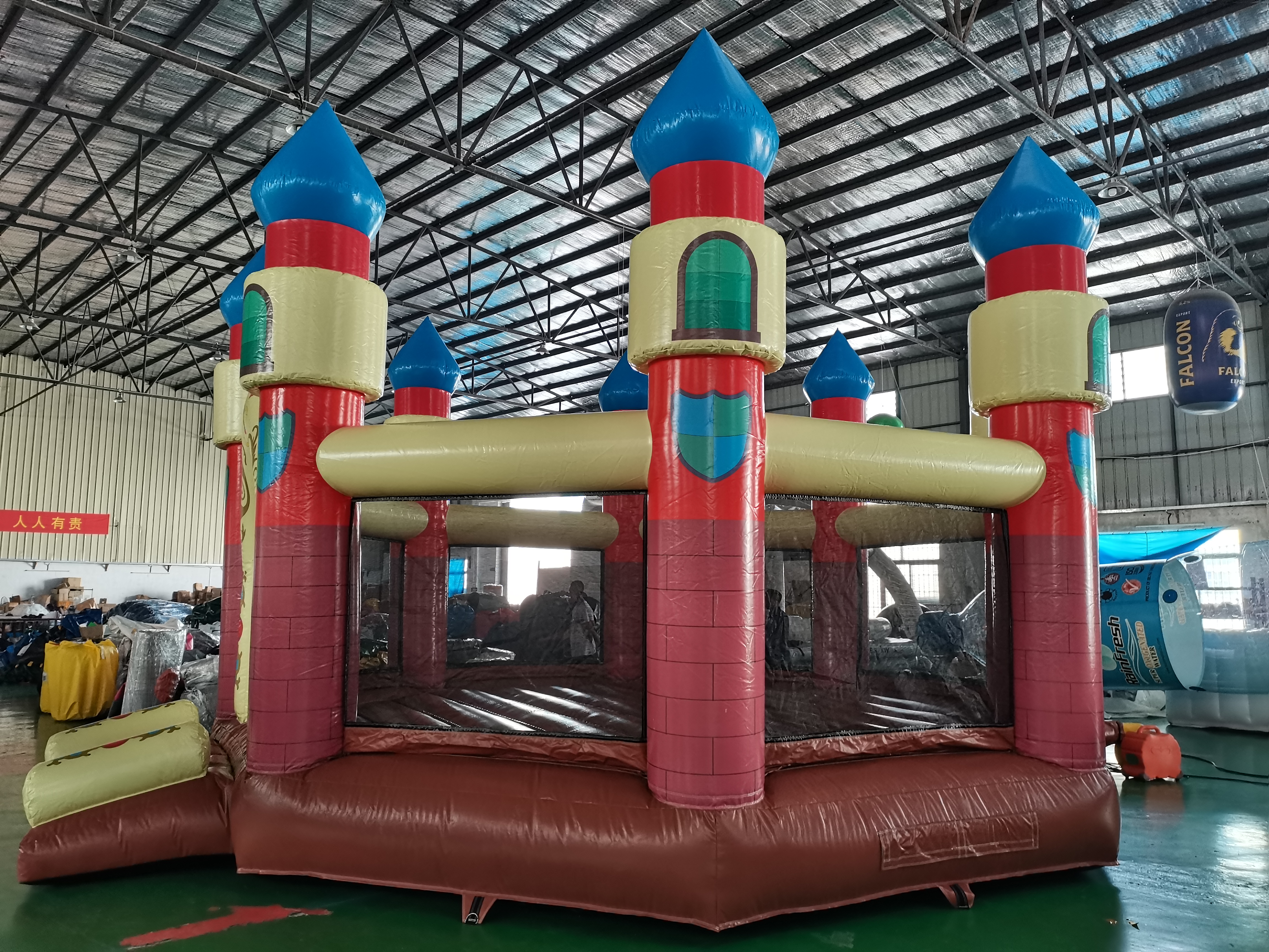 High Quality Custom Large Inflatable Jump Air Bag Castle Style