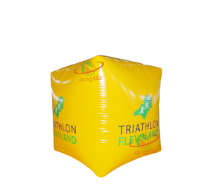 Outdoor toys floating water inflatable bouy inflatable triangle / square buoy for sale