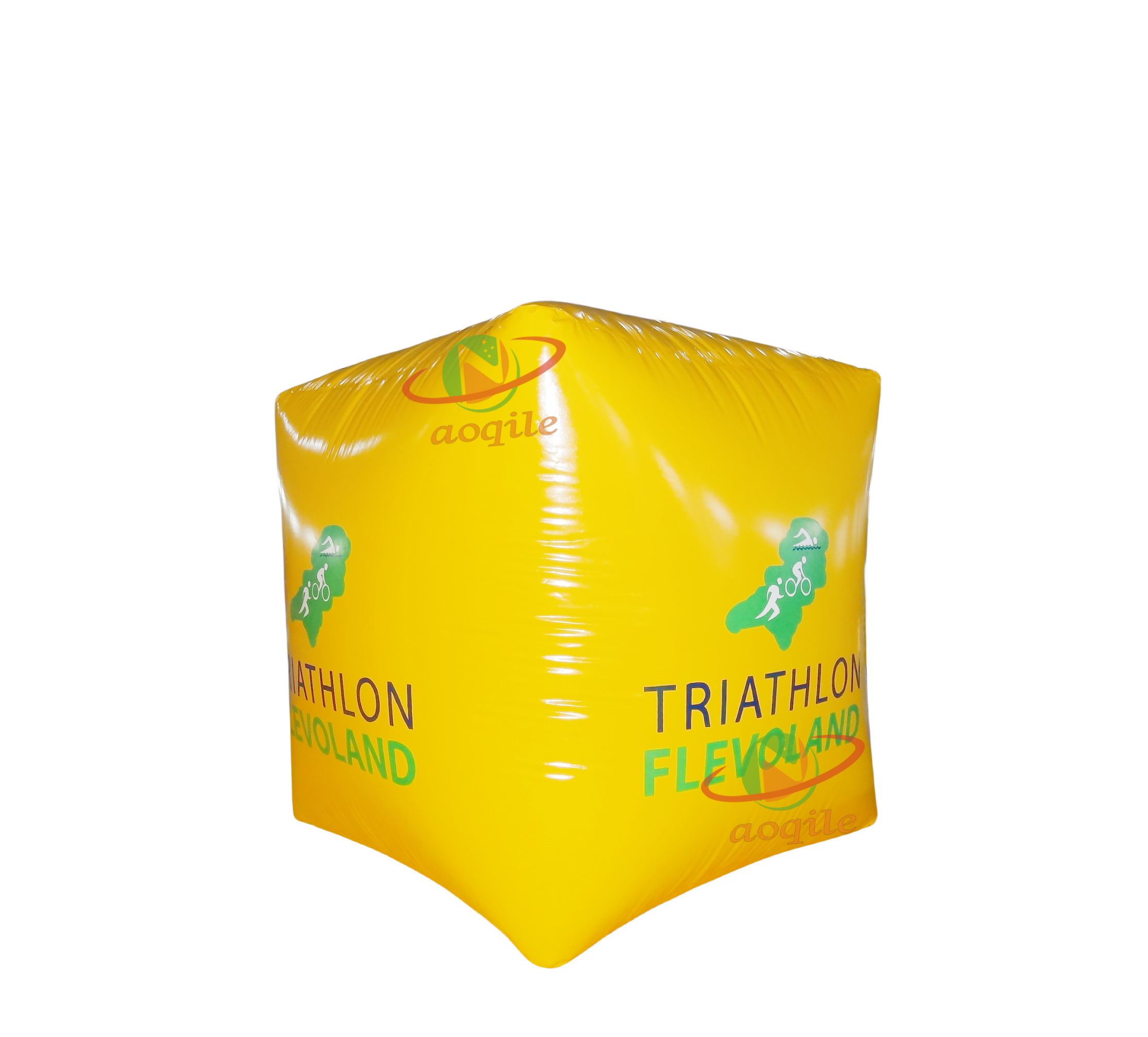 Outdoor toys floating water inflatable bouy inflatable triangle / square buoy for sale