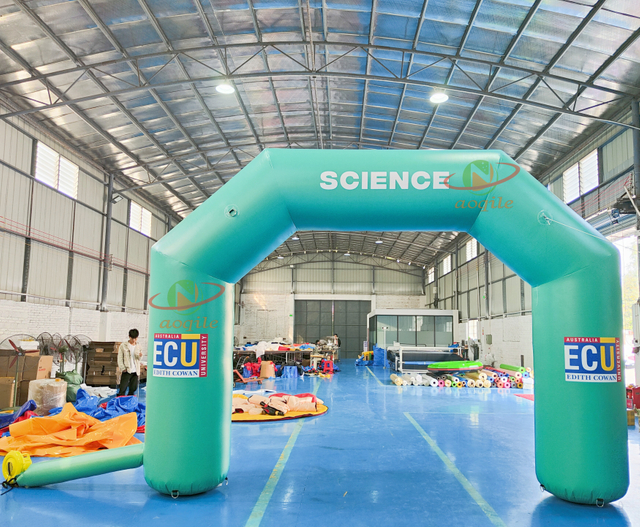 Sports Outdoor Competition Arch Portable Inflatable Arch Equipment Eye Catching Advertising Arch