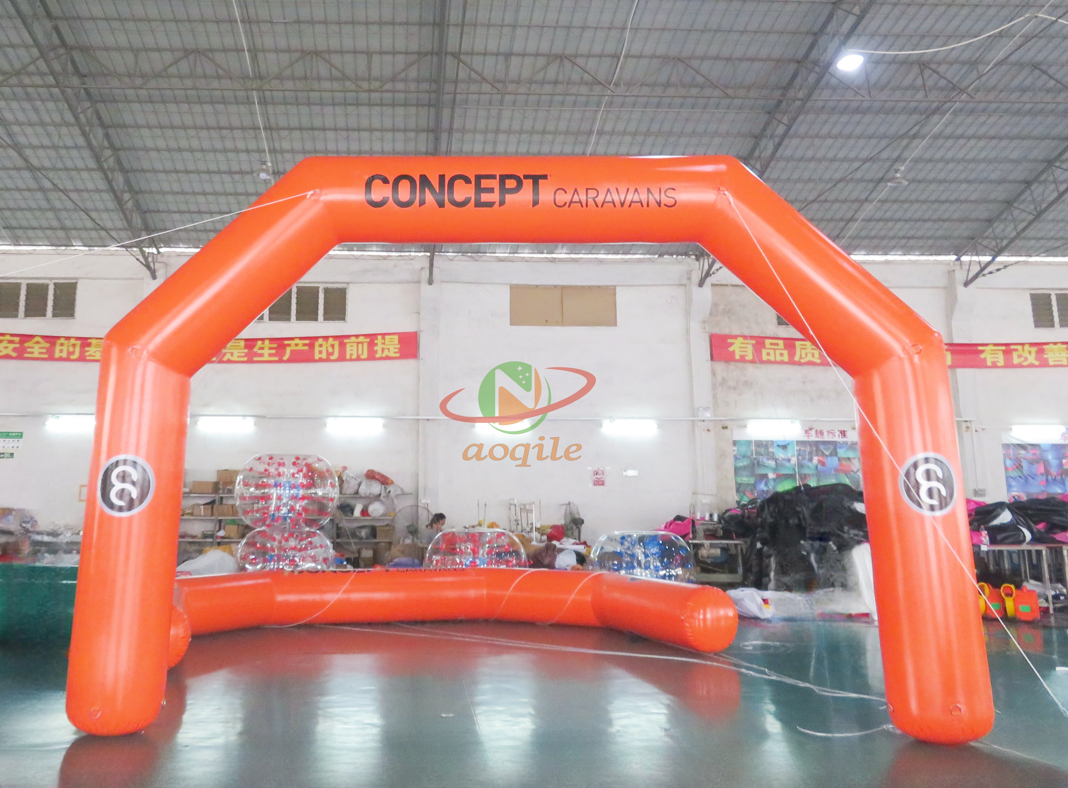 Inflatable Race Start And Finish Line Arch Custom Event Inflatable Entrance Advertising Arch