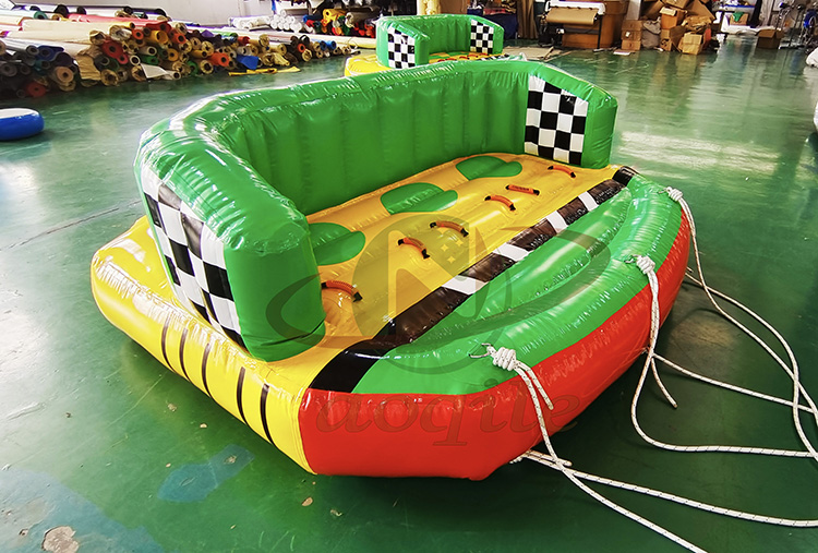 Most Thrilling Stability Slipper Boats 6 Persons Riders Water Sport Inflatable Towable Bandwagon Boat