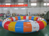 Hot sale Commercial Towable Inflatable colourful Rolling Donut Water Disco Boat
