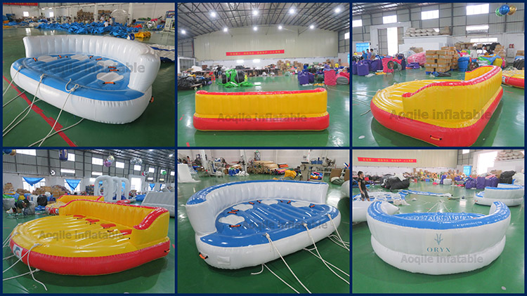 Inflatable Floating Sofa Flying Fish Water Sports Games Banana Boat Water Ski Towable Equipment