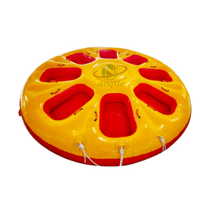 Inflatable 8 Person Donut Boat Water Ski Towable Water Sports Games Inflatable Flying Saucer