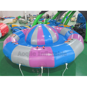 Summer fun Water Towing Ufo Spinning Donut Gyro Towable Inflatable Disco Boat