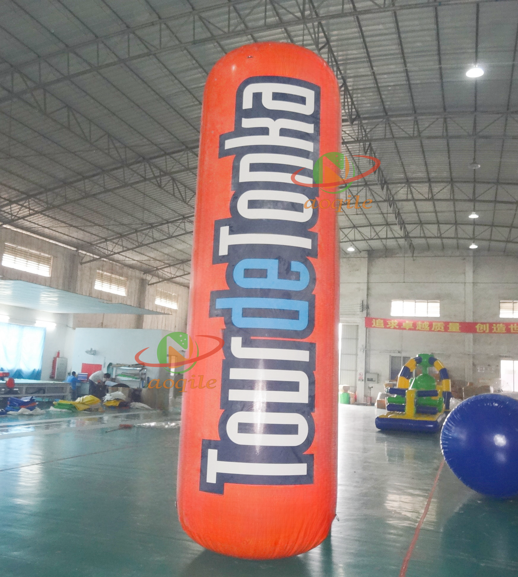 Cylindrical Pvc Inflatable Buoy For Water Sports Floating Inflatable Swimming Mark