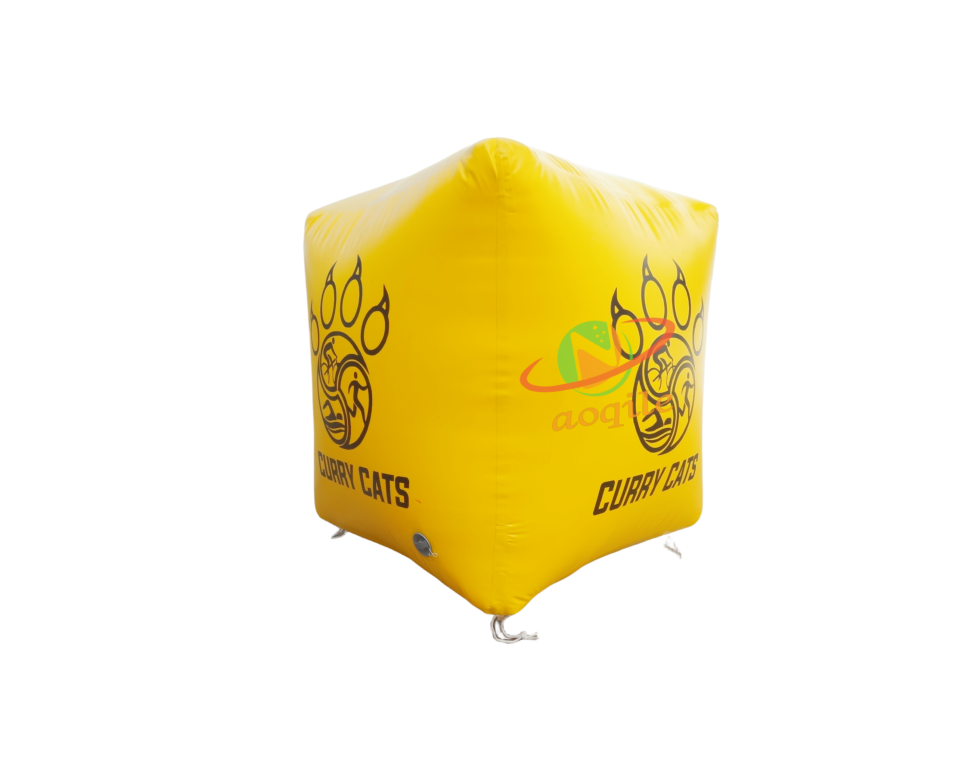 Floating Inflatable Cube Advertising Buoy On Water Special Inflatable Buoy For Swimming Competition