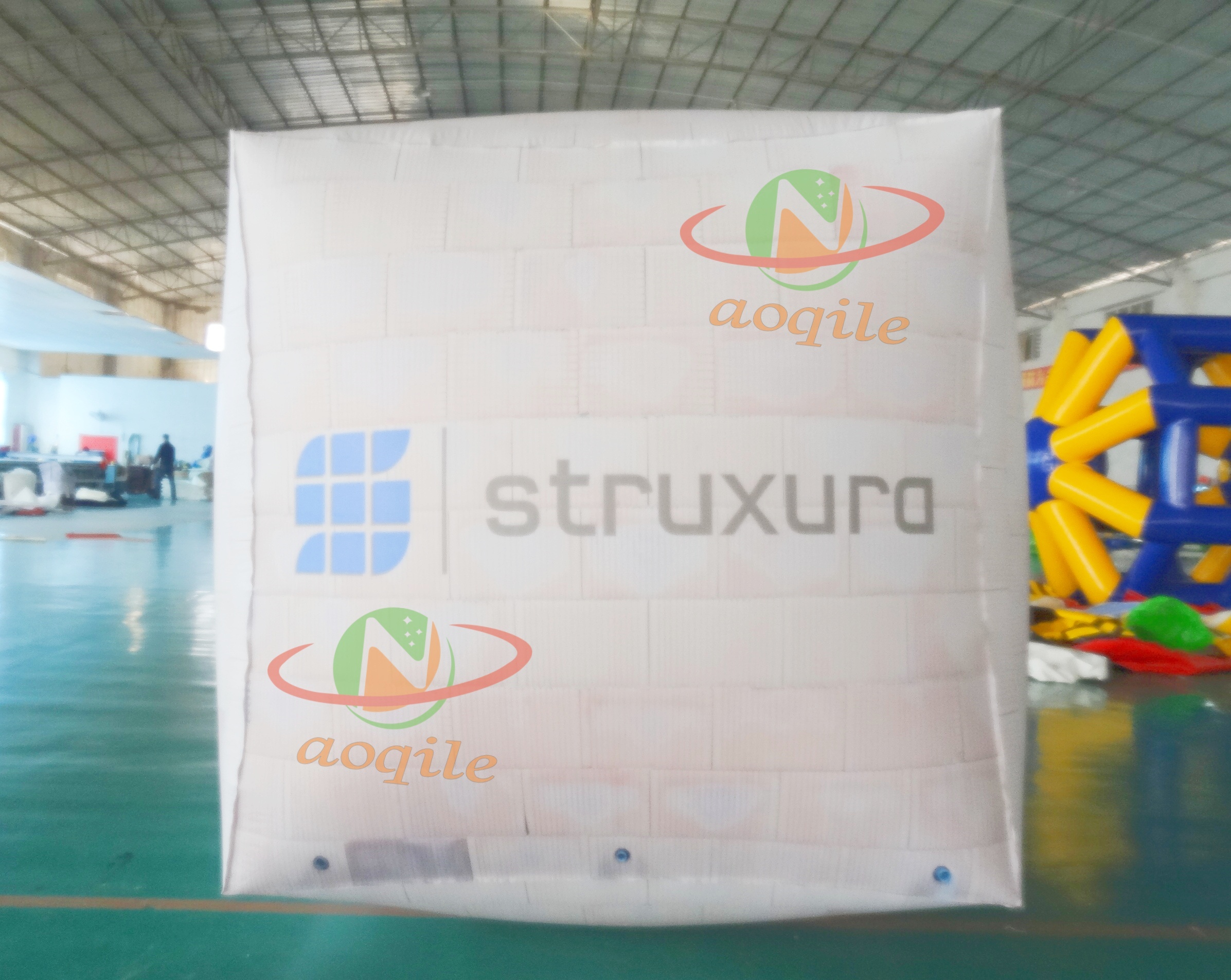 Customized Marine Inflatable Cube Marker Buoy Water Activities Inflatable Floating Advertising Buoy