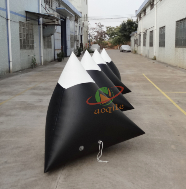 Commercial Custom Advertising Water Floating Competition Mark Inflatable Buoy Triathlon Mark Inflatable