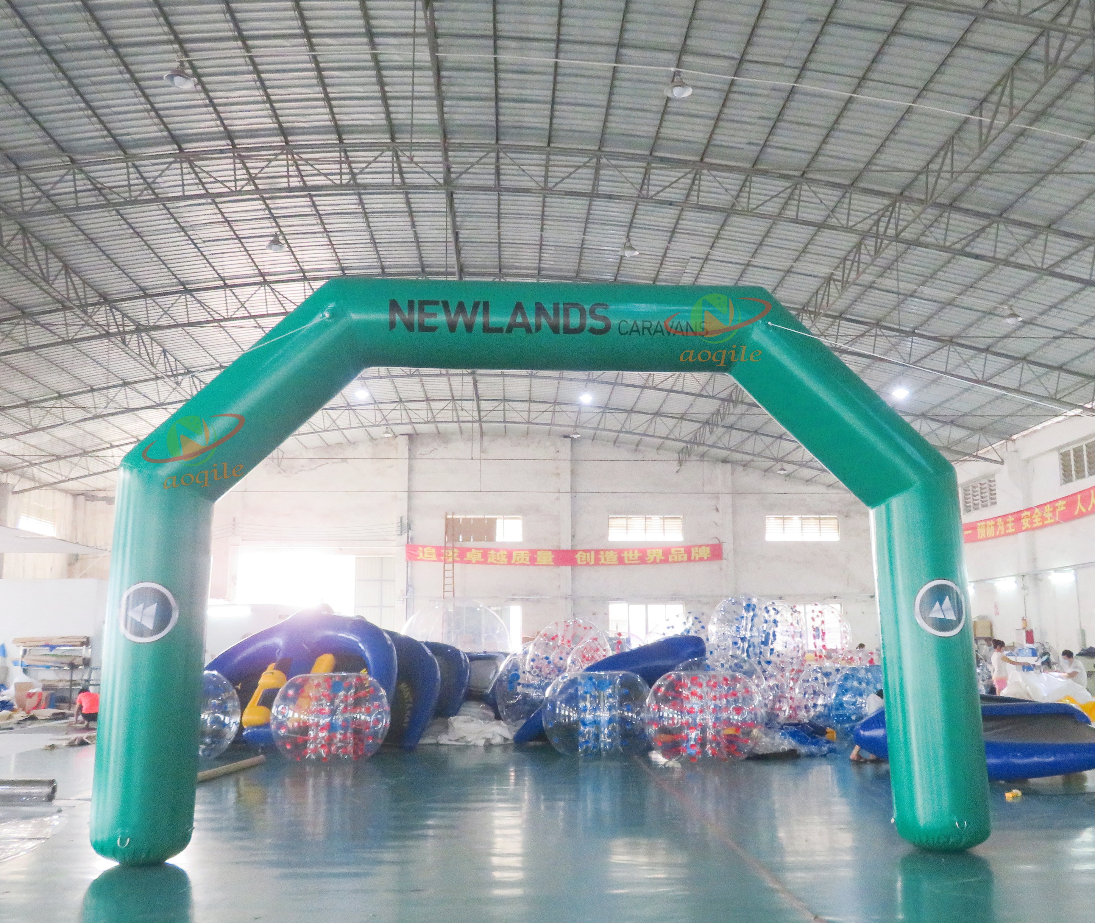 Custom Outdoor Inflatable Racing Arches for Sports Events